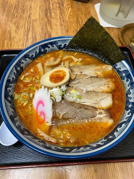 「味噌ピリ辛チャーシュー麺」@本格つけ麺 たれ蔵の写真