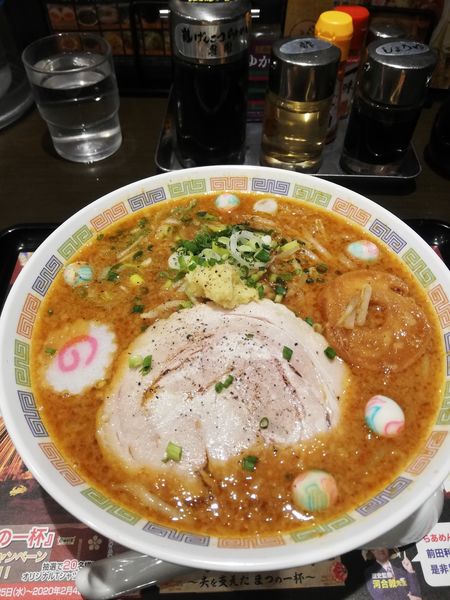 「限定　戦国武将　前田利家　780円」@らあめん花月嵐 神田店の写真