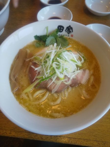 「比内地鶏の味噌そば」@中華そば 田家 本店の写真