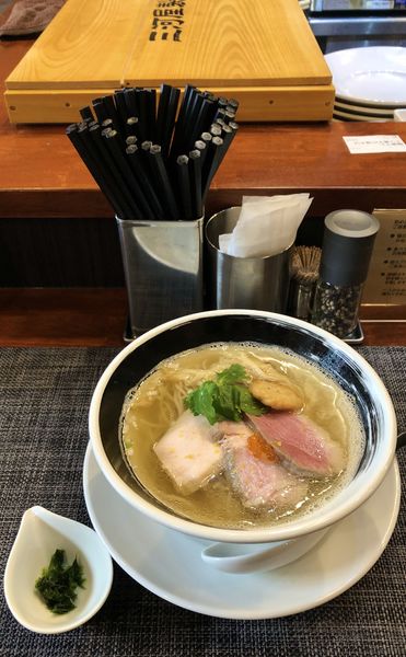 「数量限定・鯛煮干とエソ煮干の塩そば¥880」@麺処しろくろの写真