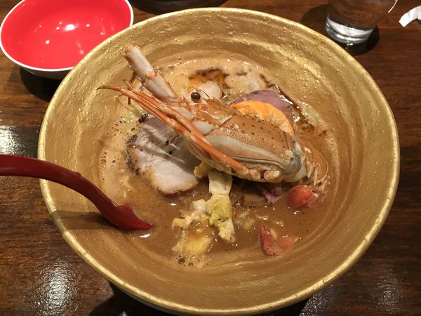 「ロブスター味噌らぁ麺 (クーポン500円)」@onisobafujiya ～PREMIUM～の写真