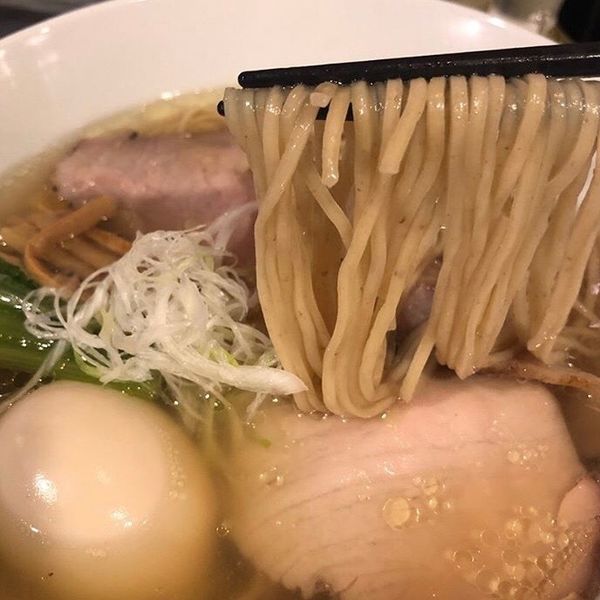 「味玉塩SOBA」@麺バル HACHIKINの写真