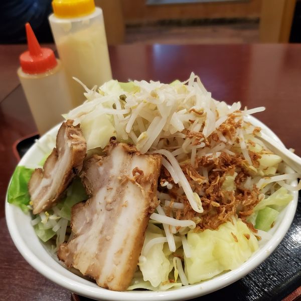 「ディナー限定 汁なしてっぺん 大 (¥850)」@麺屋 甍の写真