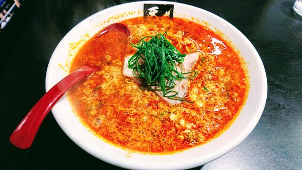 「【限定】ニュータンタン風ラーメン(ライス付き)」@超純水採麺 天国屋の写真