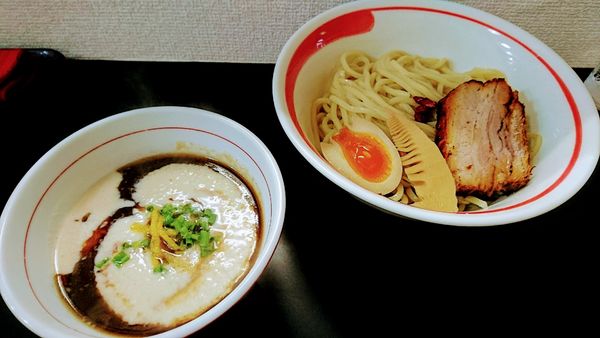 「【期間限定】鶏ポタつけめん」@自家製麺SHINの写真