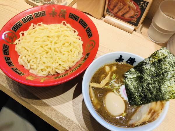 「特製豚鶏つけめん(中盛)」@赤備の写真