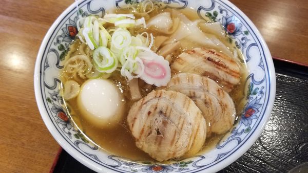 「🉐中華蕎麦　普通盛り　こってり」@丸山中華蕎麦店の写真