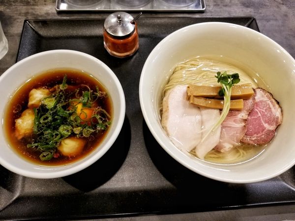 「特製鶏つけそば」@らぁ麺 やまぐちの写真