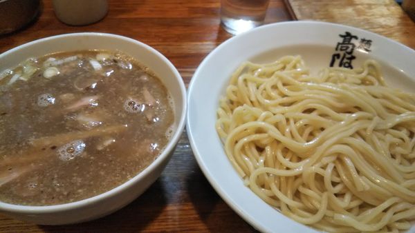 「肉入りつけそば」@麺 髙はしの写真