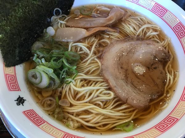 「中華そば 650円 替玉 150円」@めん屋 亀久の写真