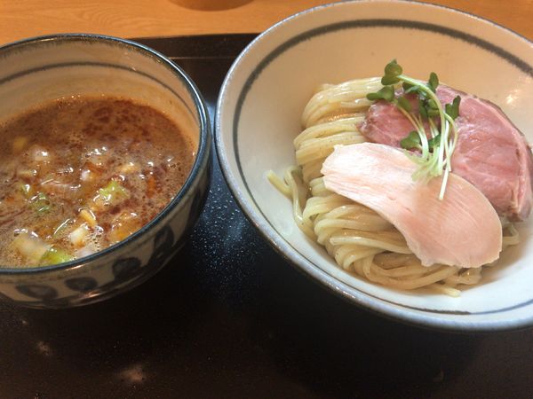 「鶏魚介の辛つけ麺850円並盛」@つけ麺 いな月の写真