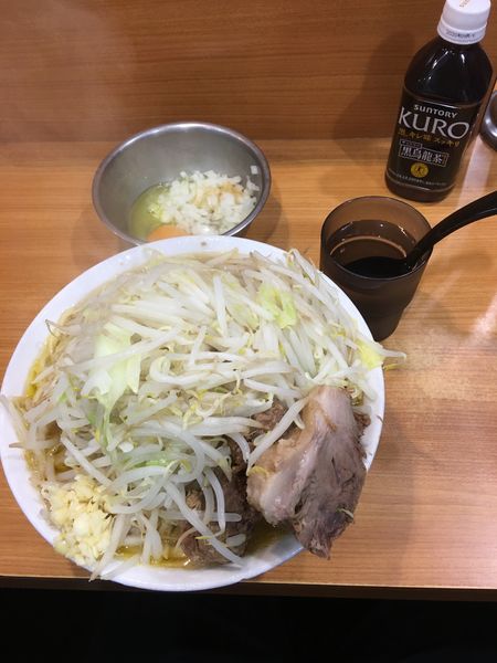「大　玉ねぎたまご」@ラーメン二郎 八王子野猿街道店2の写真