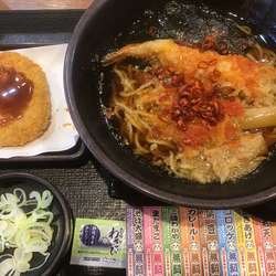 天中華450円(クーポンでコロッケ80円が無料)