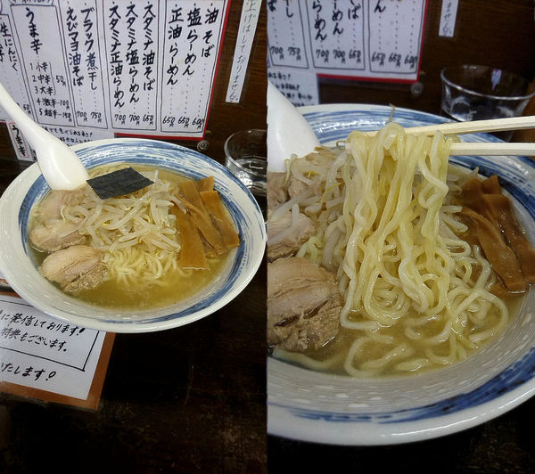 「『塩らーめん+大盛(￥650+無料)』」@中華そば みのやの写真