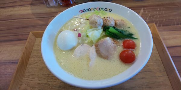 「特製鶏白湯ラーメン」@もののこころ 東松戸店の写真
