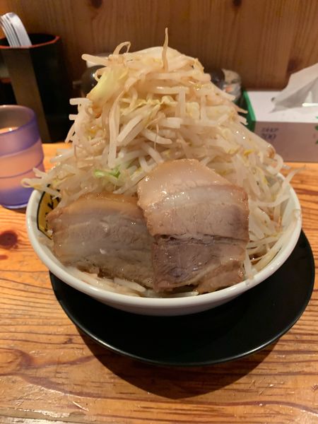 「辛ラーメン並　700円」@ラーメン どかいち 福山曙店の写真