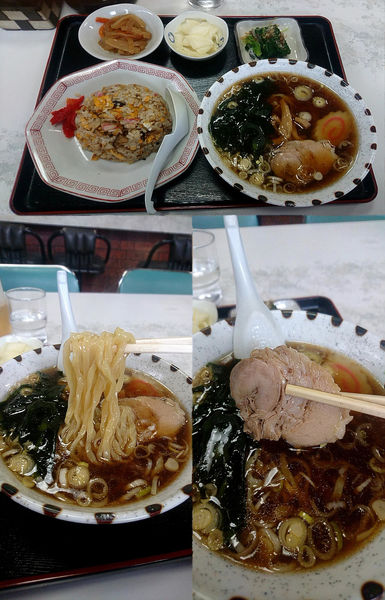 「チャーハン+半ラーメンの『チャーハンセット(￥900)』」@来々軒食堂の写真