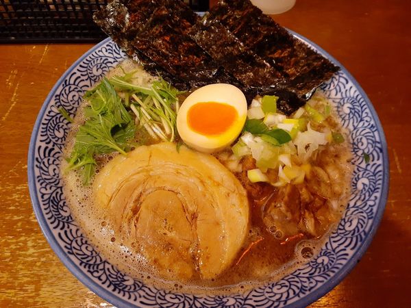 「【１月限定麺】焼き煮干そば」@つけめん 桜の如くの写真