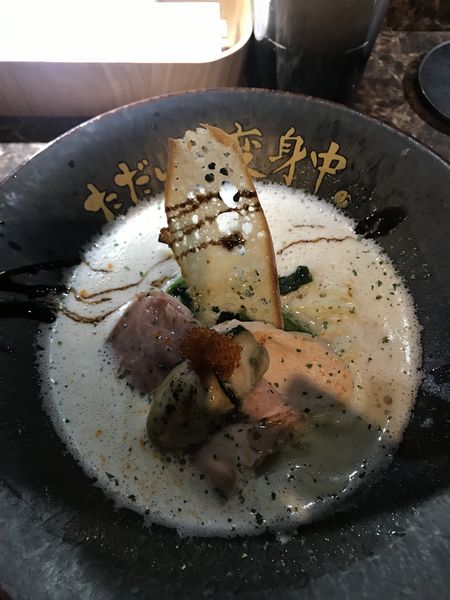 「牡蠣ラーメン、鯛出汁」@ただいま、変身中。の写真
