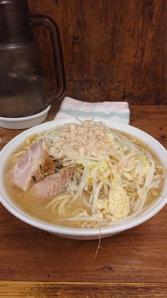 「大ラーメン  ニンニク  油」@ラーメン二郎 品川店の写真