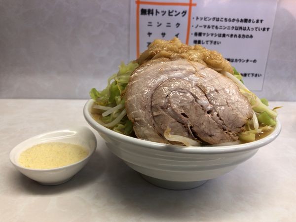 「ミニラーメン+チーズ」@魔人豚の写真