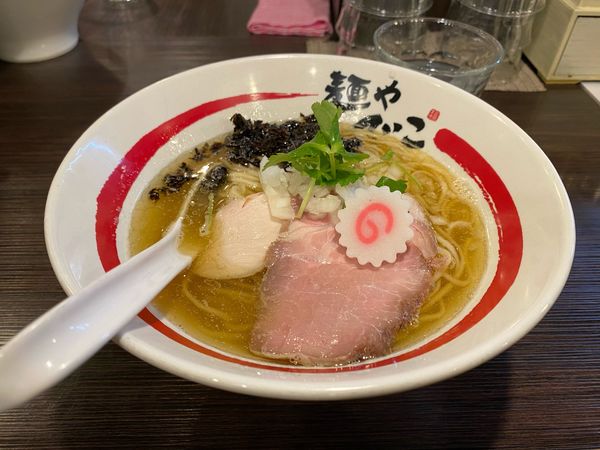 「エソ煮干しとムロ鯵のそば」@麺や でこの写真