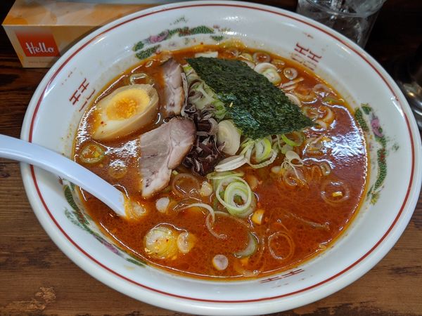 「甘辛みそらーめん　850円+ 替え玉150円」@山ちゃんの写真