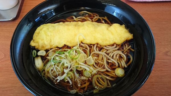 「いか天そば」@大江戸そば 錦糸町東店の写真