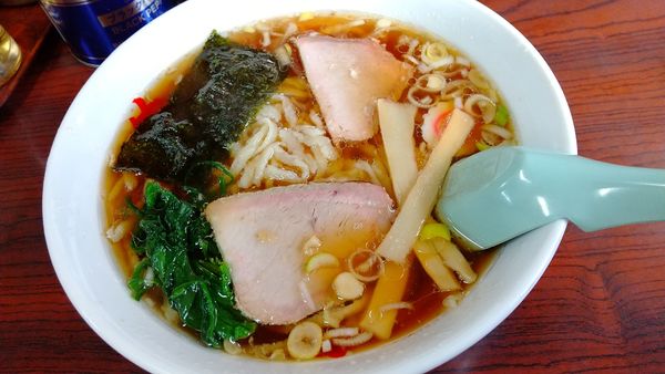 「手打ちにんにくラーメン700円」@きせん食堂の写真