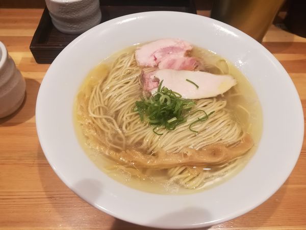 「塩そば」@自家製麺 竜葵の写真