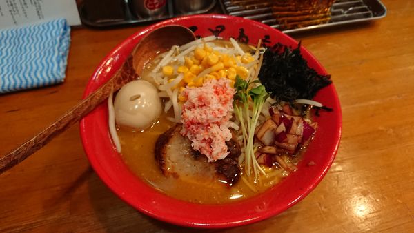 「特製濃厚蟹みそらーめん」@濃厚蟹みそラーメン 石黒商店の写真