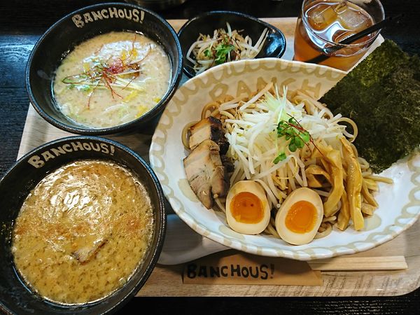 「つけめんスペシャルセット(1360円)」@つけめん番長 銀の写真