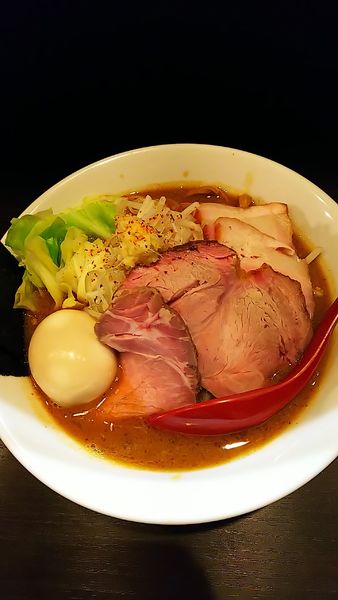 「(限定)特製豚骨煮干味噌」@麺処 夏海の写真