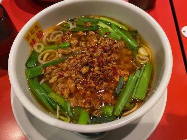「台湾ラーメン　ニンニク抜き」@郭 政良 味仙 東京神田西口店の写真