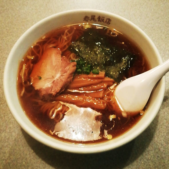 「ラーメン（590円）」@赤尾飯店の写真