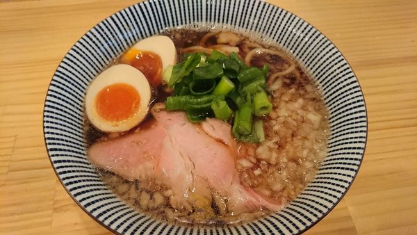 「味玉煮干しラーメン 820円」@煮干し 一直線の写真