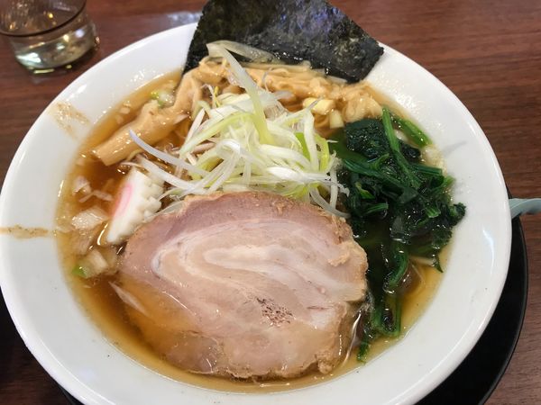 「中華そば醤油　720円　固め」@町田商店 成瀬店の写真