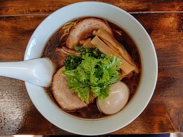 「特製・白トリュフ香るシャンピニオン出汁のラーメン　９９０円」@epilogue08の写真