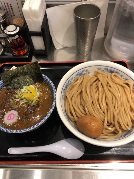 「濃厚つけ麺味玉特盛1340円」@松戸富田麺絆の写真