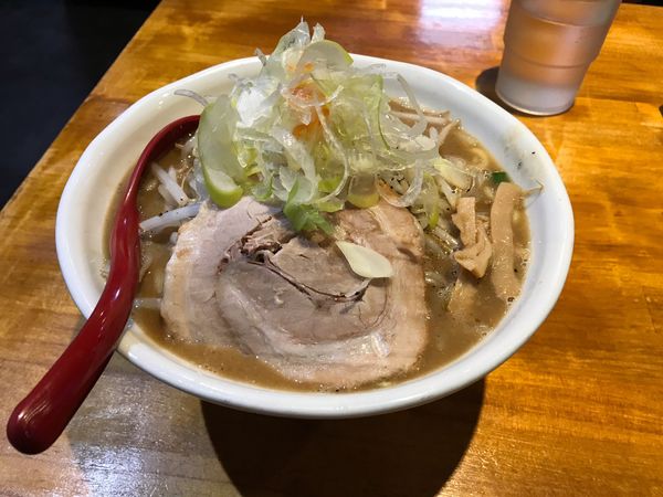 「濃厚味噌ラーメン　野菜増し」@らーめん 蓮の写真