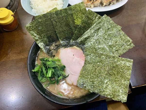 「ラーメン＋のり」@杉田家 千葉祐光店の写真