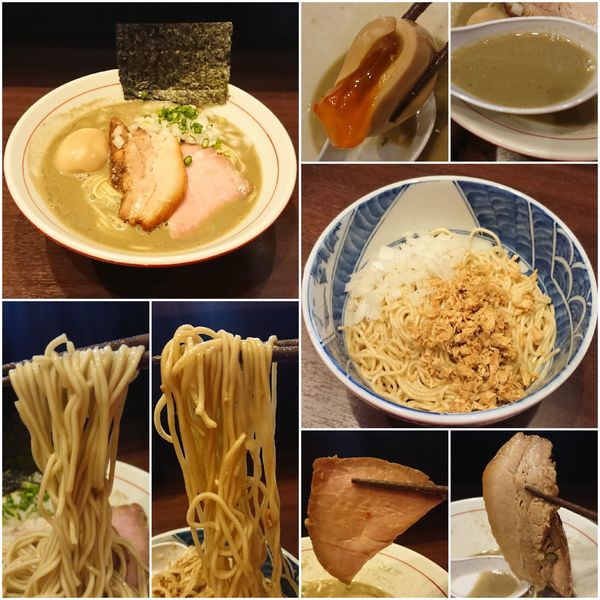 「濃厚煮干し蕎麦＋味玉＋和え玉」@零一弐三の写真