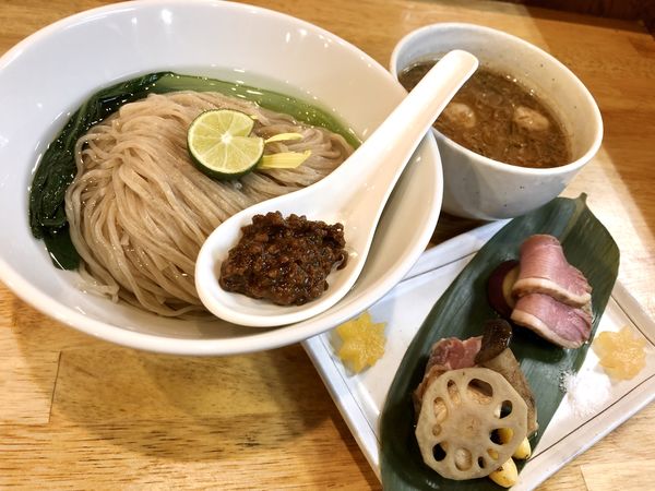 「【限定】麺割烹 霜月 鴨の味噌つけそば ￥1000」@寿製麺よしかわ 坂戸店の写真