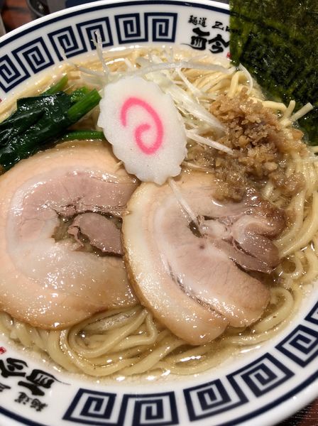 「鴨脂とはまぐりの中華そば」@麺匠 至誠の写真