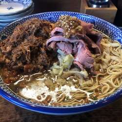 牛そばローストビーフ 合盛 (1,150円)