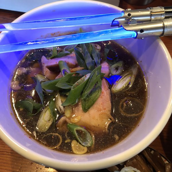 「年末限定年越し中華つけ蕎麦中盛feat.チャーシュー&メンマ」@麺処 ほん田の写真