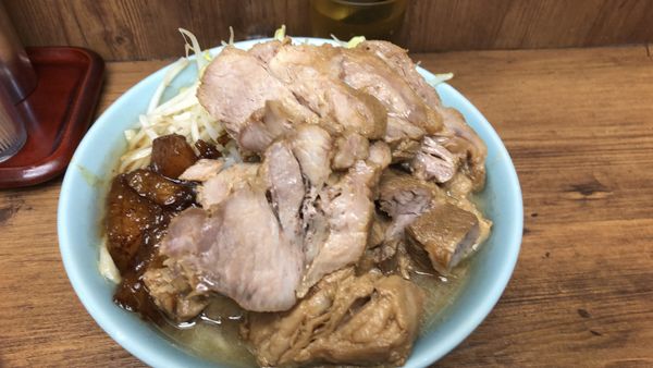 「小ブタダブル」@ラーメン二郎 池袋東口店の写真