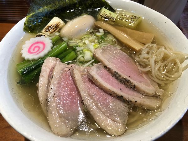 「カモ塩ラーメン890円」@らーめん・つけめん 八角の写真