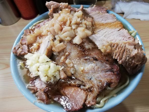 「国産ブタメン」@ラーメン富士丸 明治通り都電梶原店の写真