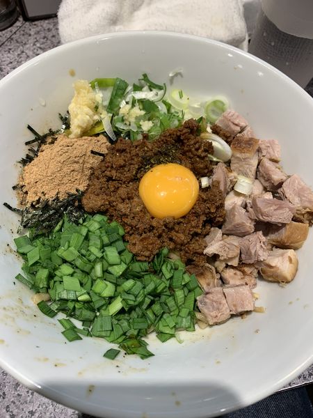 「台湾混ぜそばミニ」@ラーメン宮郎の写真